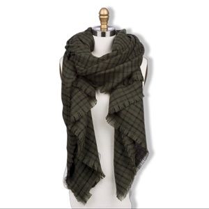 Karlie Plaid Oblong Scarf